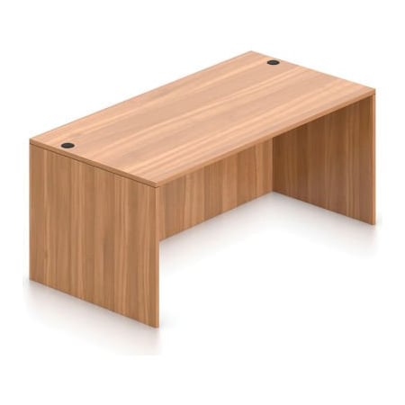 Gec Offices To Go Desk Shell - 71" x 36" - Walnut SL7136DS-AWL